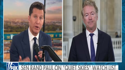 Dr. Rand Paul with Will Cain on Launching a Probe into Biden’s TSA ‘Quiet Skies’ List