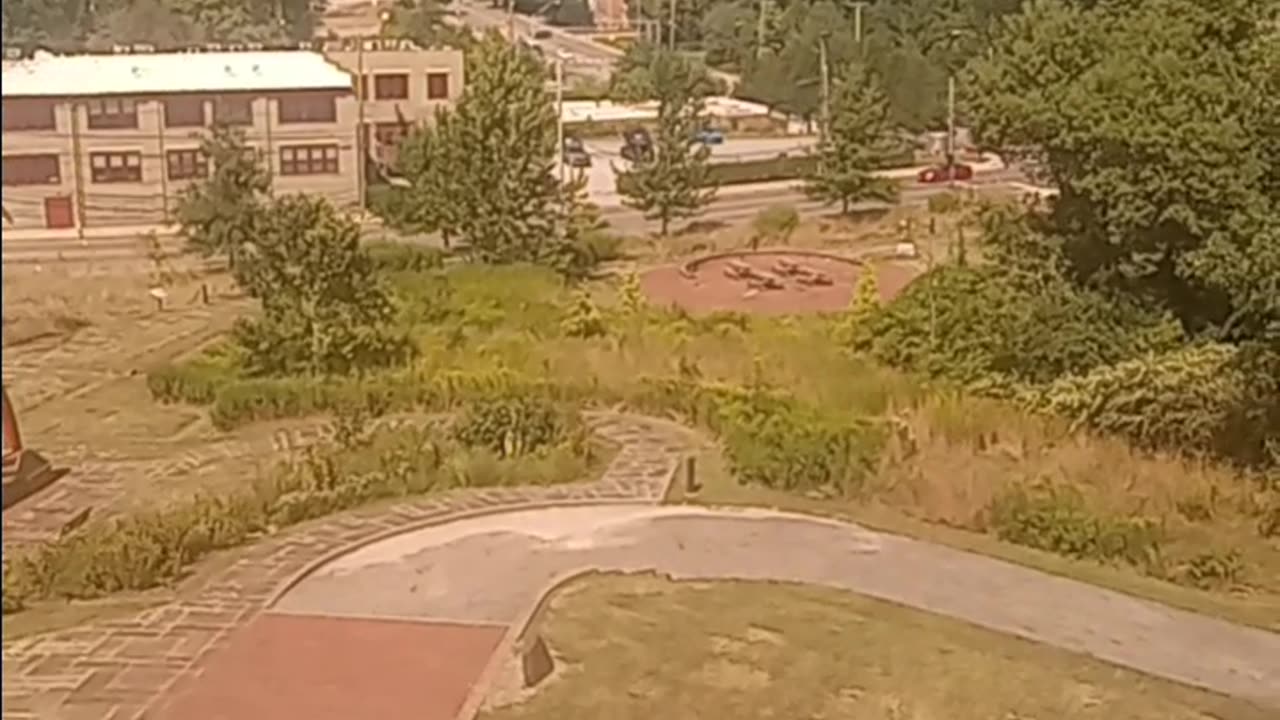 Riding the rails in Akron, Ohio