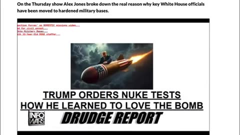 AJ on WH officials bunkers ..