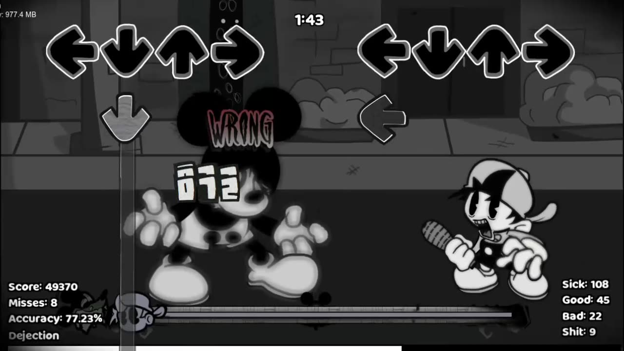 Dejection. Wednesday infidelity part 2 ( Fan made change of sprite)