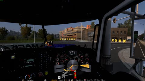 american truck simulator Havester form Everett to Seattle in the mack superliner