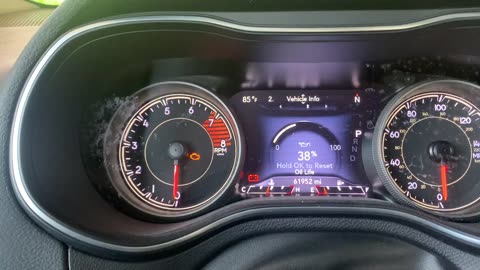 2022 Jeep Cherokee - Oil Life Reset