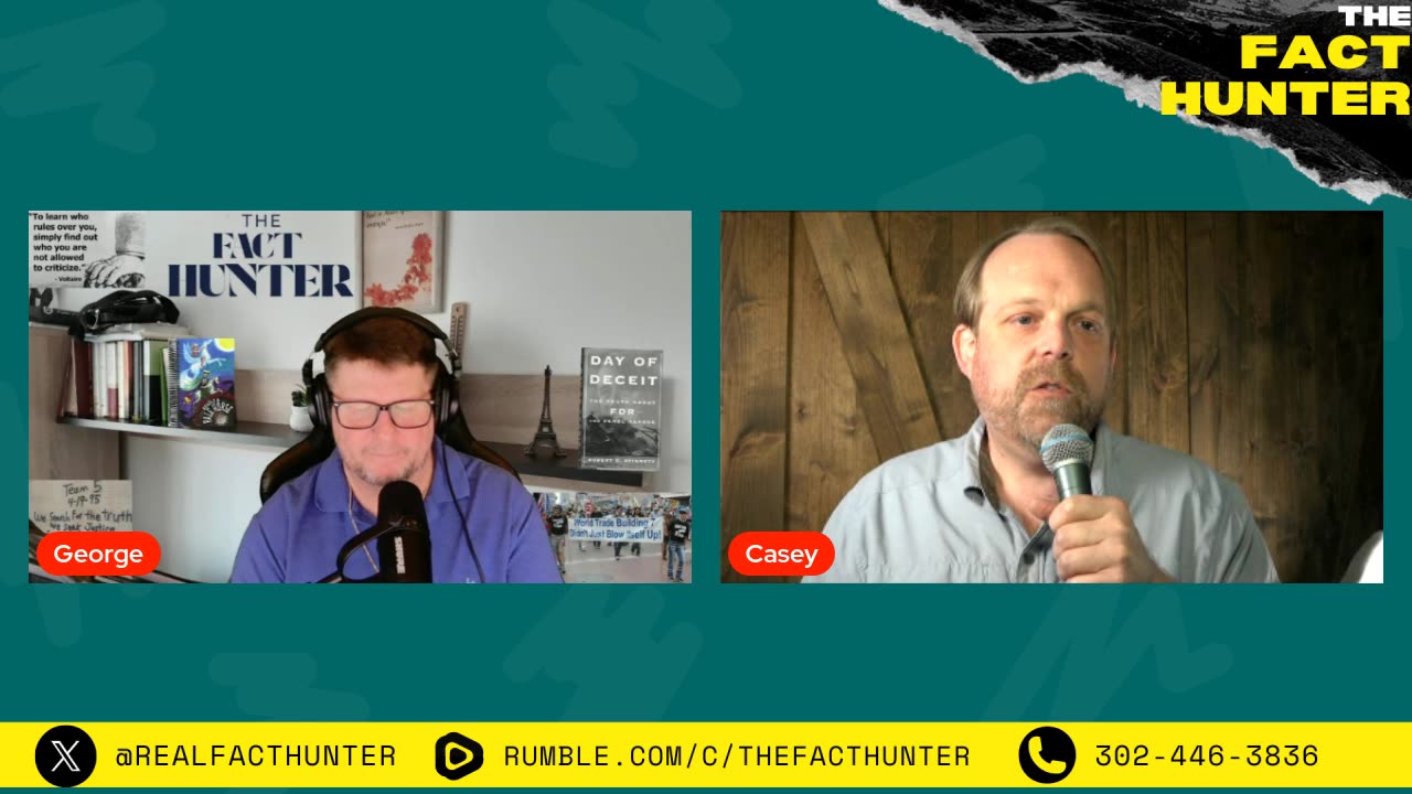 Casey Whalen Interview On The Fact Hunter w/George Hobbs March 27, 2025