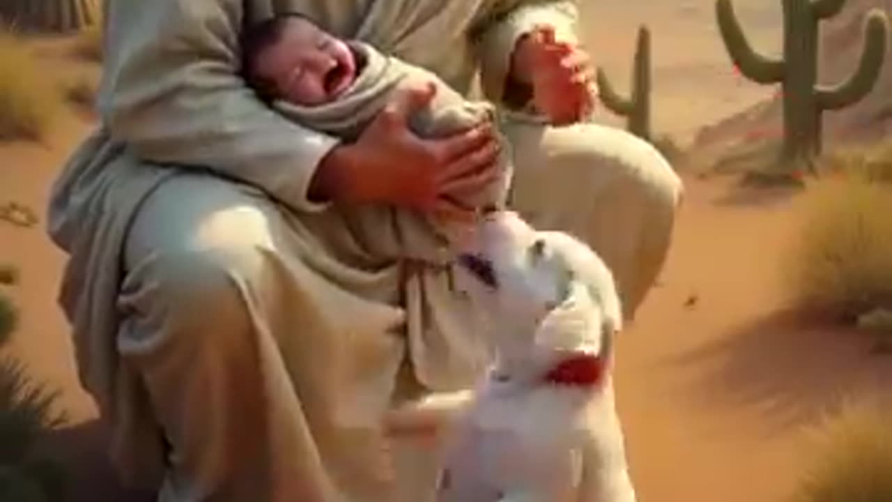Sandstorm hits, dog chases snake,