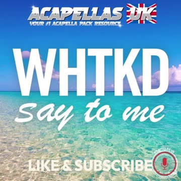 WHTKD - Say To Me [Acapella] WAV