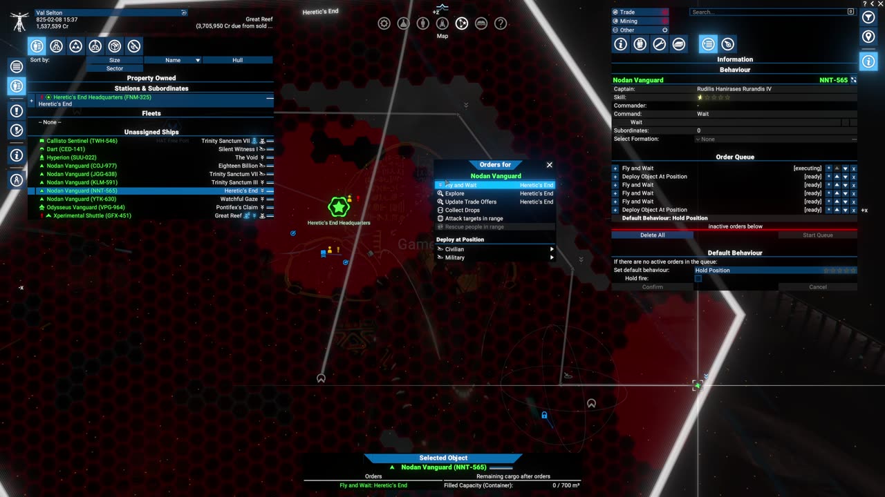 X4 Foundations : 15 resolving the disagreement between Leda We and Numanckaret rewarded a Mako