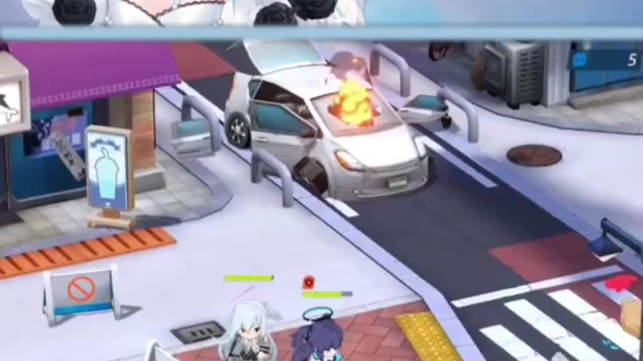 🩵Blue Archive FIRST PLAY! #anime #game #shortsfeed