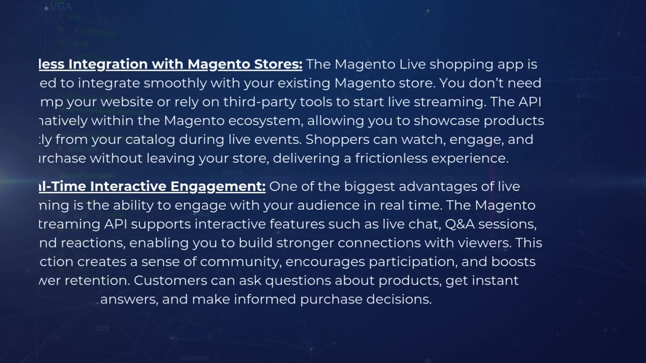 5 Key Features of Magento Live Streaming API You Should Know