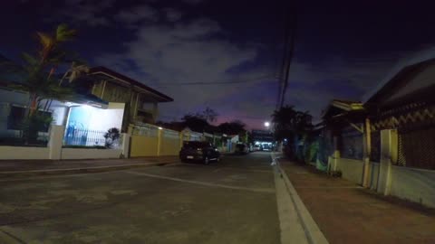 Empty Street on Beta Street in Marikina City in the Philippines