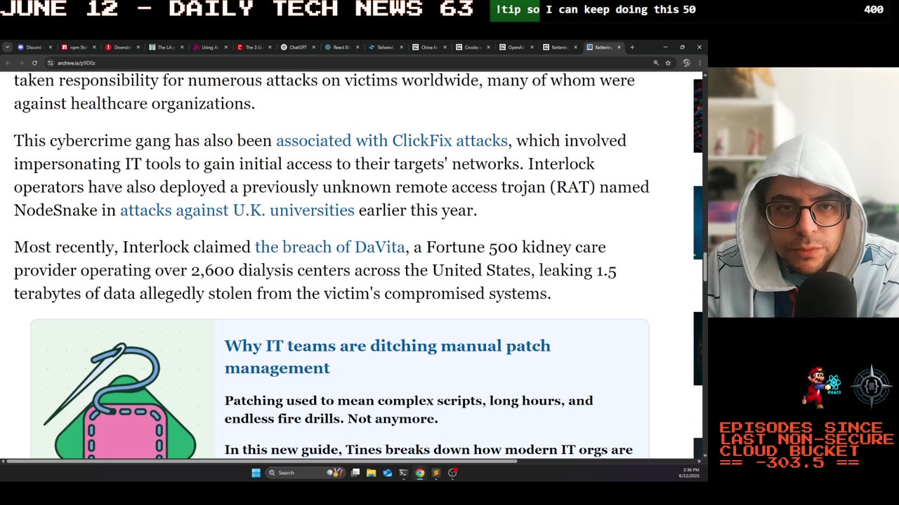 Daily Tech News - Ep 63 - Riots? 90s Web? Tech Spy Wars?