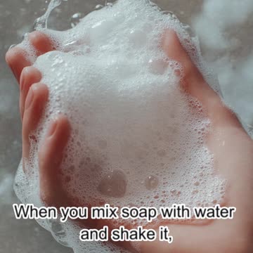 🫧 Why Soap Makes Bubbles 🛁