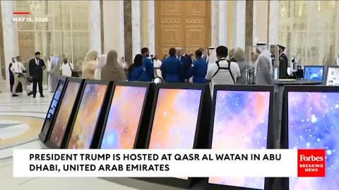 BREAKING NEWS: Trump Meets With UAE Astronauts At Qasr Al Watan Palace In Abu Dhabi