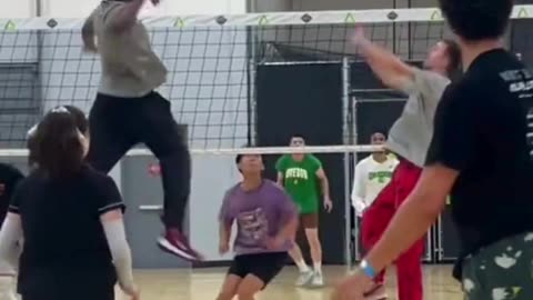 You gon do it? 🏐🔥 Ultimate Volleyball Face-Off!