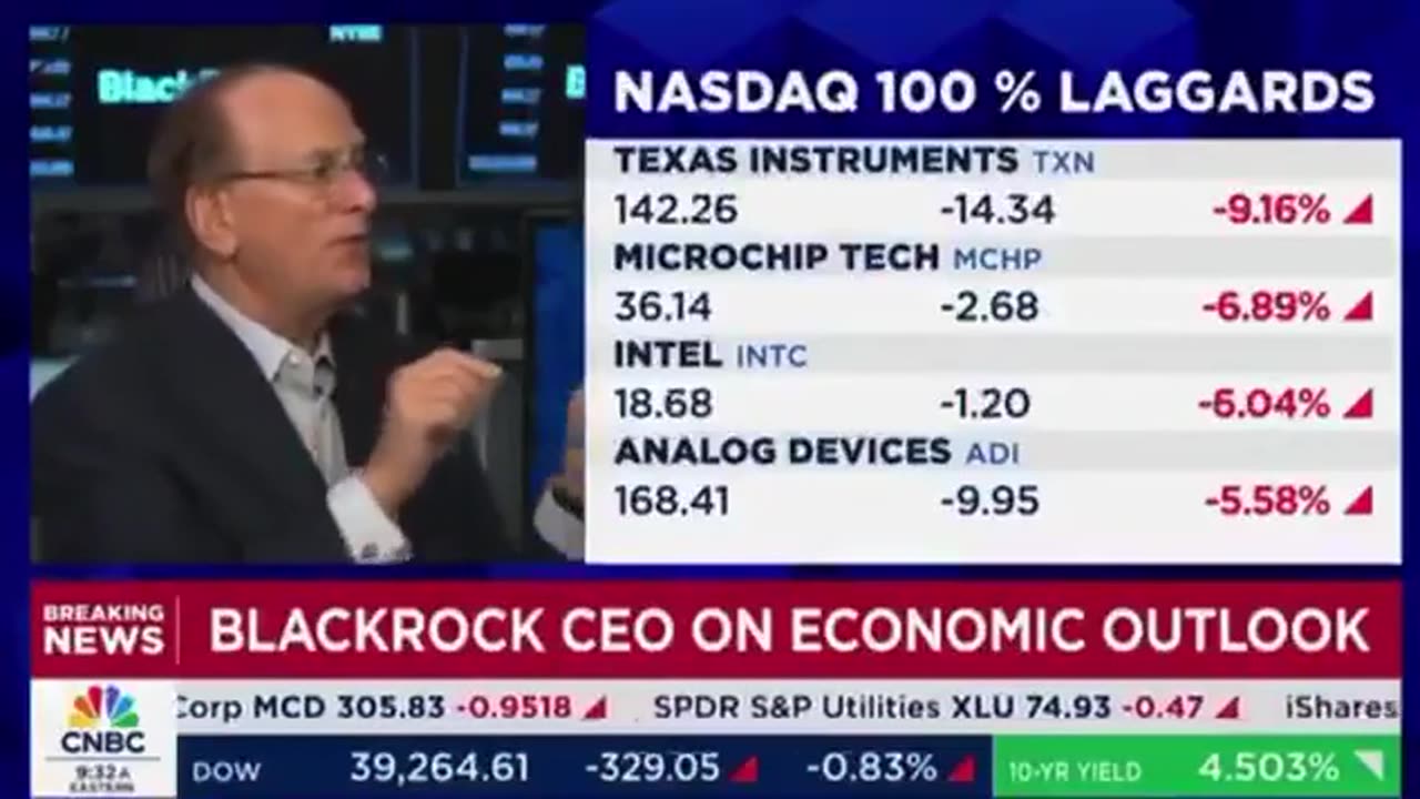 Blackrock Larry the Fink talks about Tarrifs