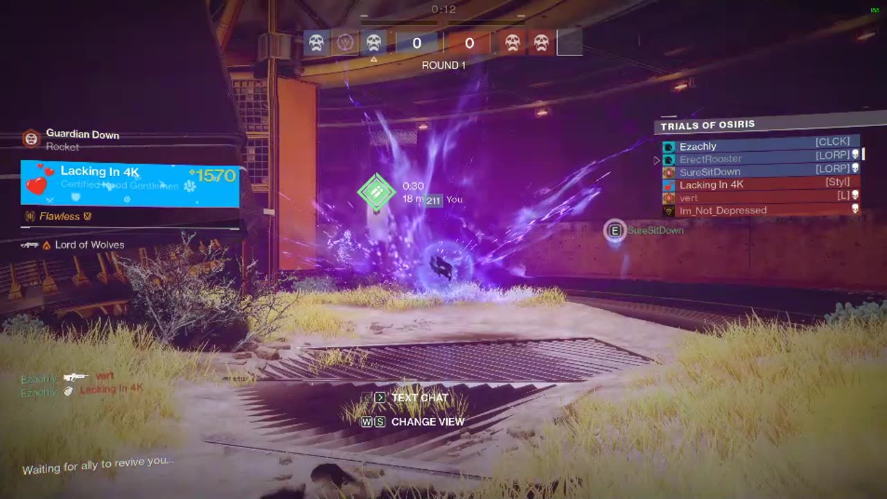 Destiny 2 when your teammate has trajectory and map knowledge with a grenade handy