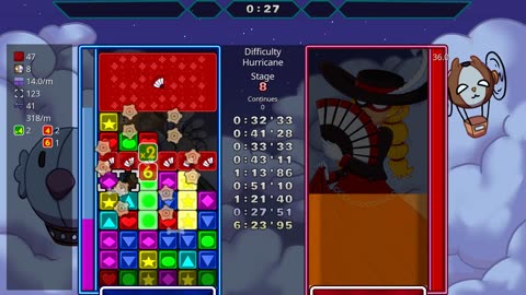 Panel Attack Challenge Mode Hurricane Difficulty in 19:39'58