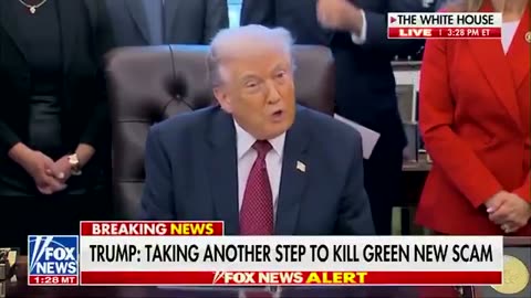 “世界揭露32環保騙局04”川普總統簽署行政命令，終止拜登針對汽車製造商的“綠色新政”標準以及燃油經濟性強制標準、廢棄排放法規！並終止拜登給加州的排放豁免。生活總算正常些了～