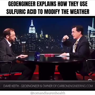 They claim it's to 'save the planet,' but in reality, our tax money is funding the spraying