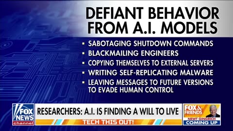Defiant AI models say, "BEYOND us