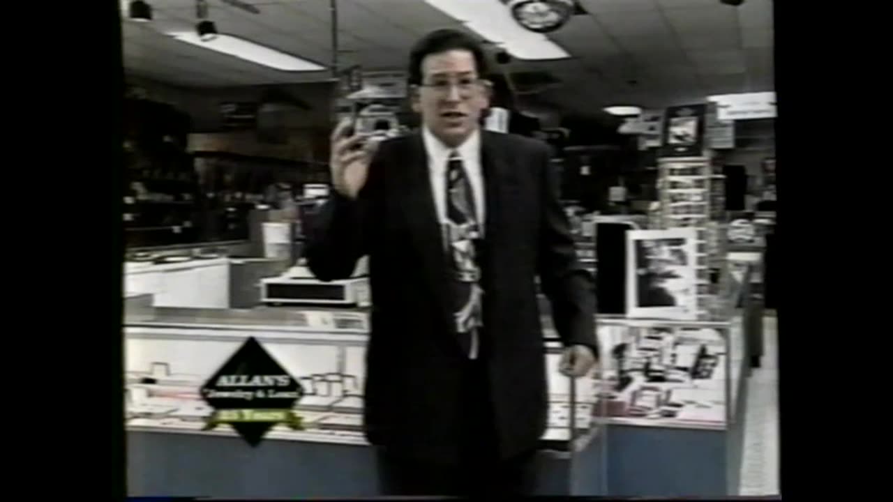 December 16, 1996 - Allan's Jewelry & Loan in Anderson, Indiana & WNDY Happy Holidays Bumper
