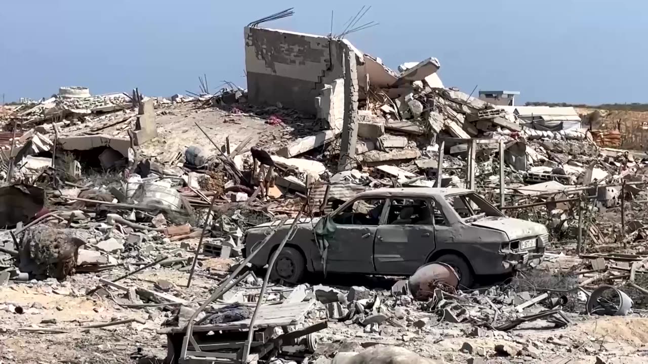 Inside an aid package dropped from the sky over Gaza