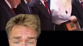 Rubio REMOVES CROSS during Israeli meeting | When you worship Satan you can’t show unity with Yahweh.