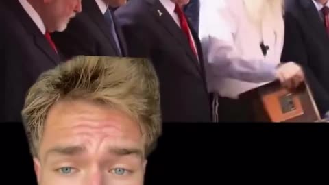 Rubio REMOVES CROSS during Israeli meeting | When you worship Satan you can’t show unity with Yahweh.
