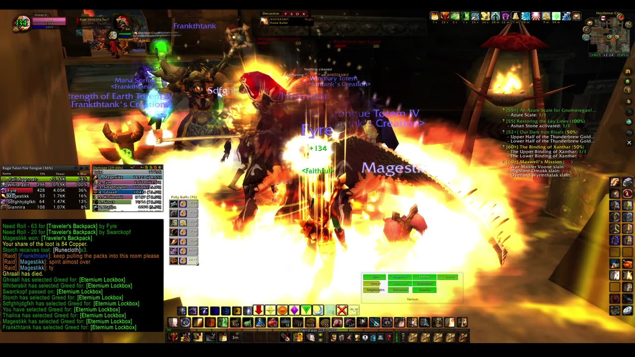 Turtle Wow - UBRS PUG - paladin POV