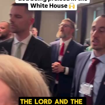 God Is Being Praised In The White House (CC)