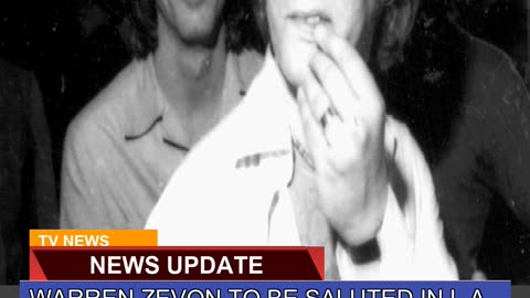 Warren Zevon to Be Saluted in La Tribute Show Fe