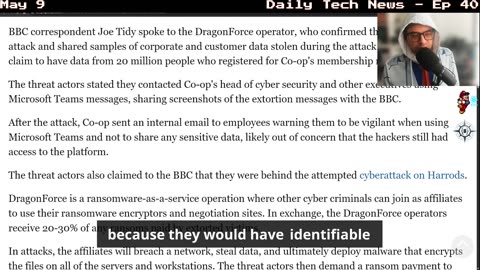 how dragonforce might have hacked UK retail stores