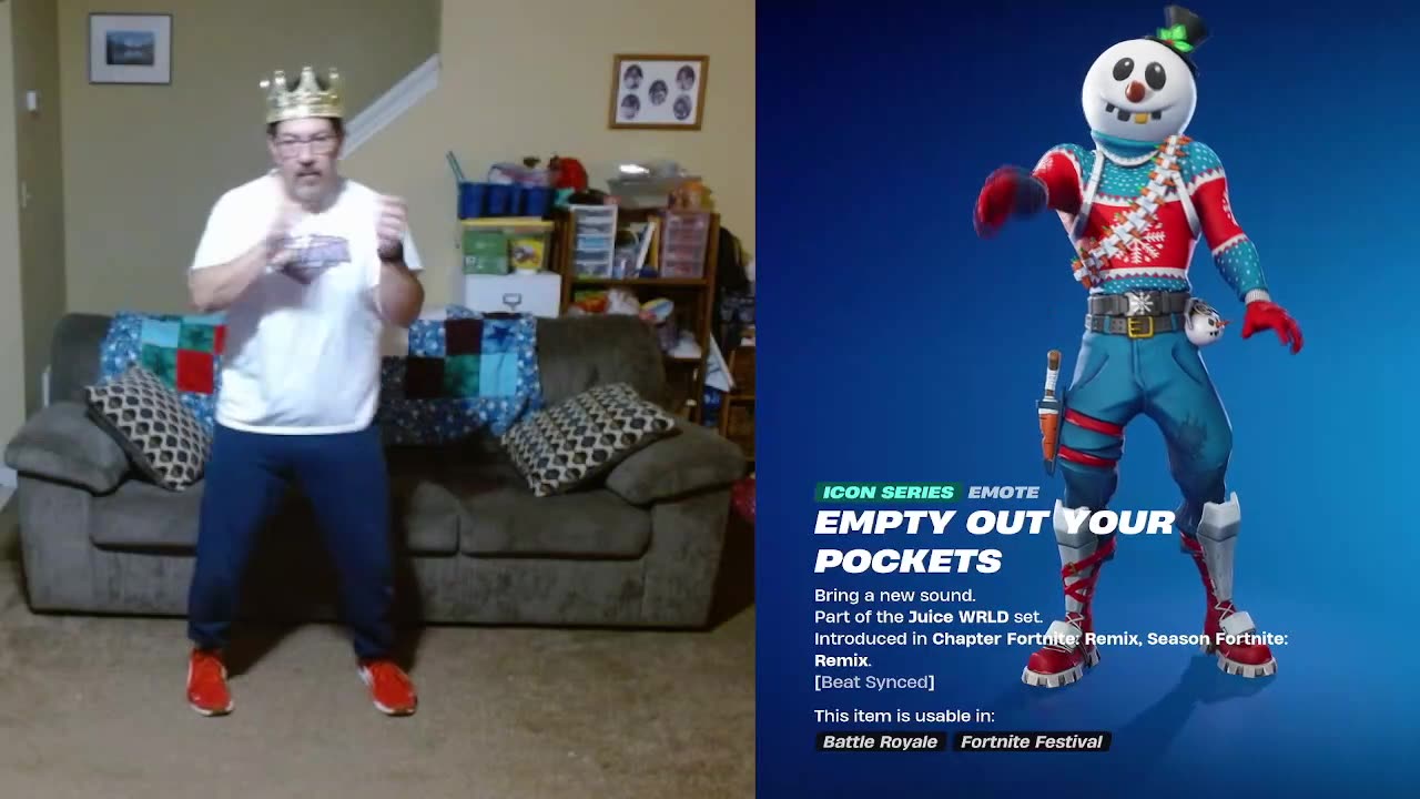 FFG Dance Fortnite Emotes Empty Out Your Pockets