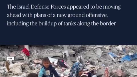 “ Israel launches major new offensive in Gaza after a wave of airstrikes kills hundreds.”