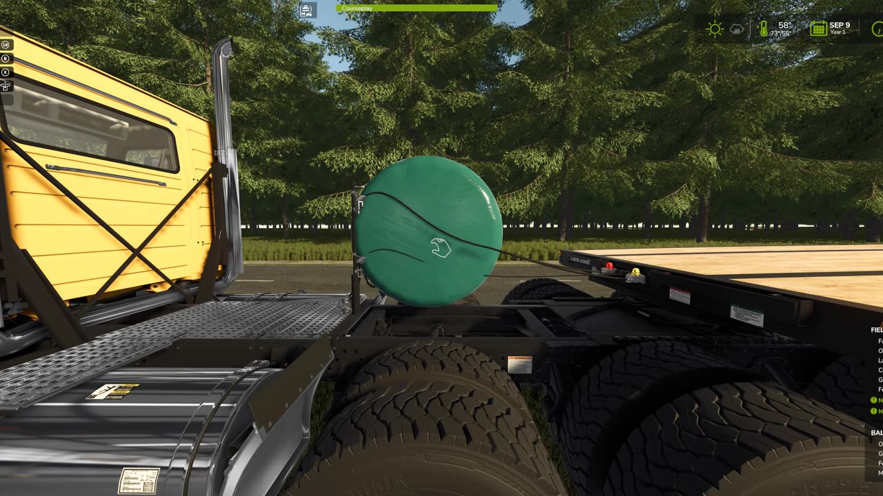 Farming Simulator 25 Collecting Bales and Learning Stuff