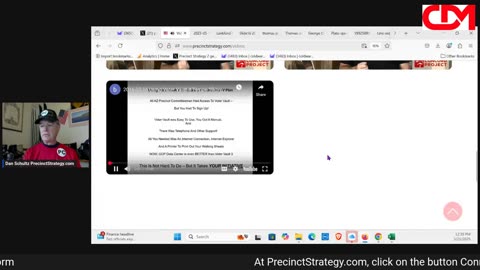 Precinct Strategy Only YOU can prevent political fires. Dan Schultz May 21 2025