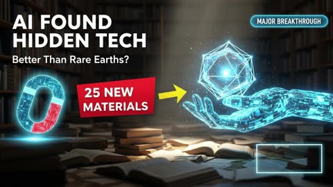 AI Discovers 25 New Magnetic Materials, Paving Way for Rare-Earth-Free Tech
