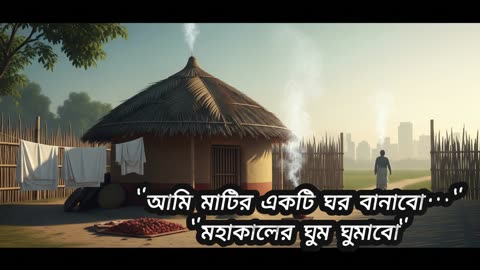 Matir Ekta Ghor Banabo । মাটির একটি ঘর বানাবো । Sabiha Dx । A Spiritual Folk Song