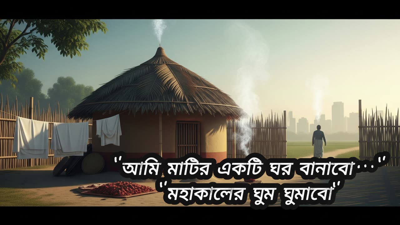 Matir Ekta Ghor Banabo । মাটির একটি ঘর বানাবো । Sabiha Dx । A Spiritual Folk Song