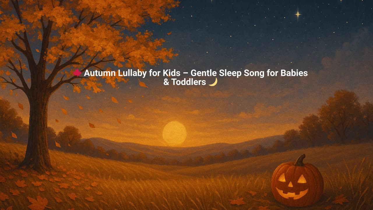 🍁 Autumn Lullaby for Kids – Gentle Sleep Song for Babies & Toddlers 🌙