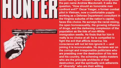 Hunter - By Dr William Luther Pierce aka 'Andrew MacDonald' (1989)