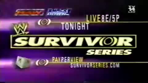 WWE Survivor Series 2002 TV Commercial 2
