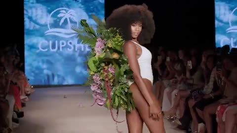 🔥 [4K60] Epic! BEST Models & Longest Runway | Slow-Motion CUPSHE 2024 – PARAISO Miami Swim Week