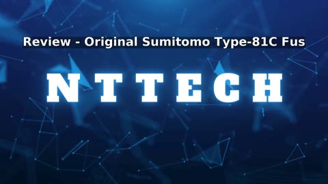 Original Sumitomo Type-81C Fusion Splicer Touch Screen New