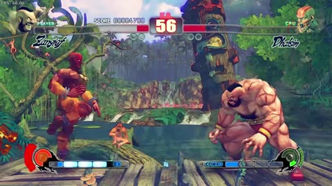 Streetfighter 4 (PC) - Zangief vs Dhalsim (Hardest)