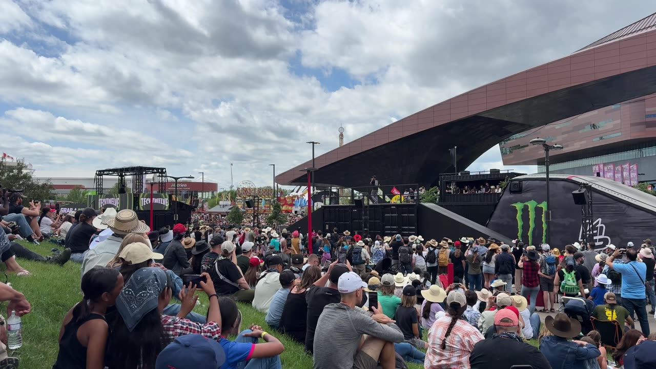 calgary stampede 2025 highlights | bike stunts