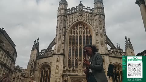 Jazz Nano Street Edition: Busking in Bath, England: 2025 Tour in UK