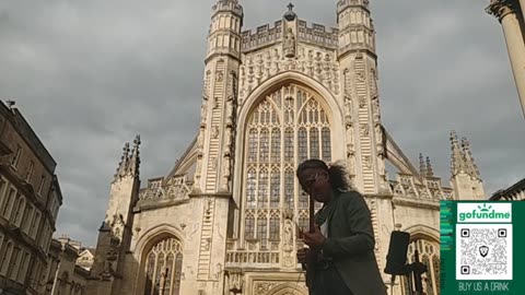 Jazz Nano Street Edition: Busking in Bath, England: 2025 Tour in UK