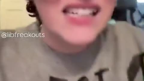 Liberal woman BREAKS DOWN in tears after someone farted next to her in a store..