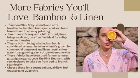 The Best Fabrics for Ladies Nightwear Set in 2025 Beat the Summer Heat in Style