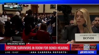 Pam Bondi Epstein No Political Solution 6
